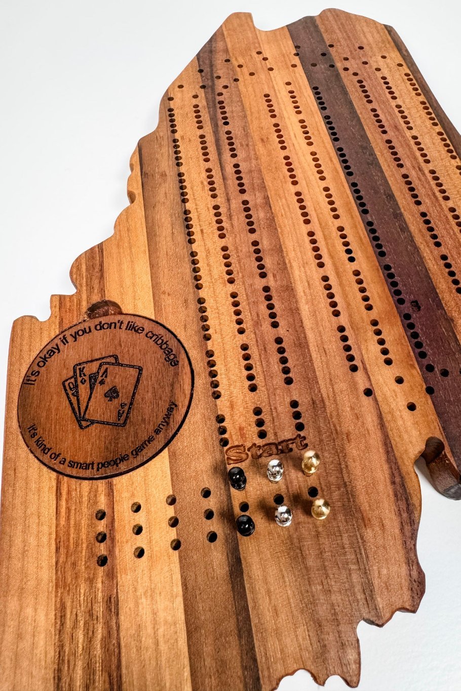 Maine Cribbage Board