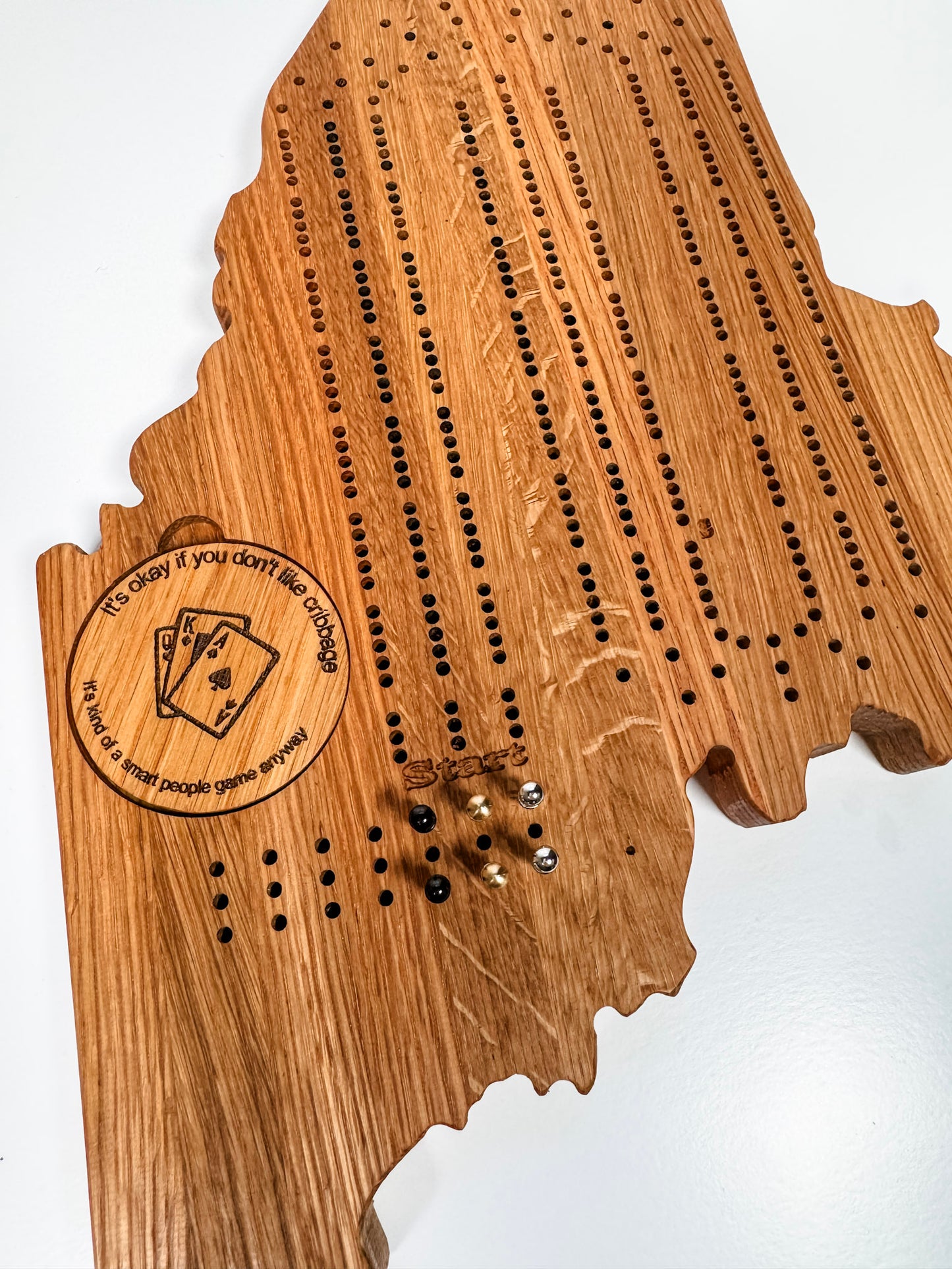 Maine Cribbage Board