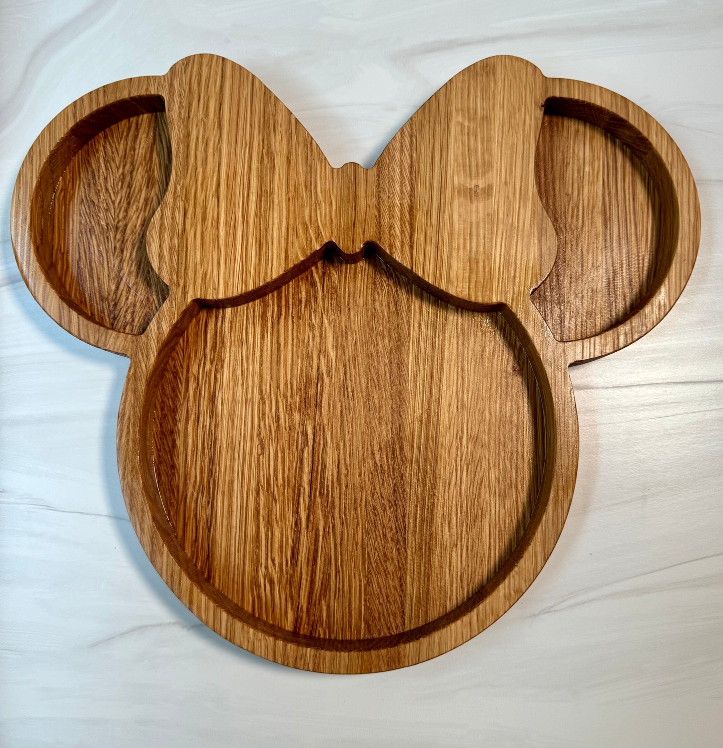 Mickey and Minnie Mouse Snack Plate