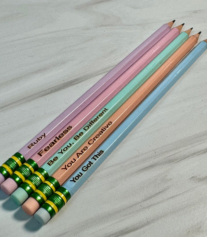 Inspirational and Personalized Pencils