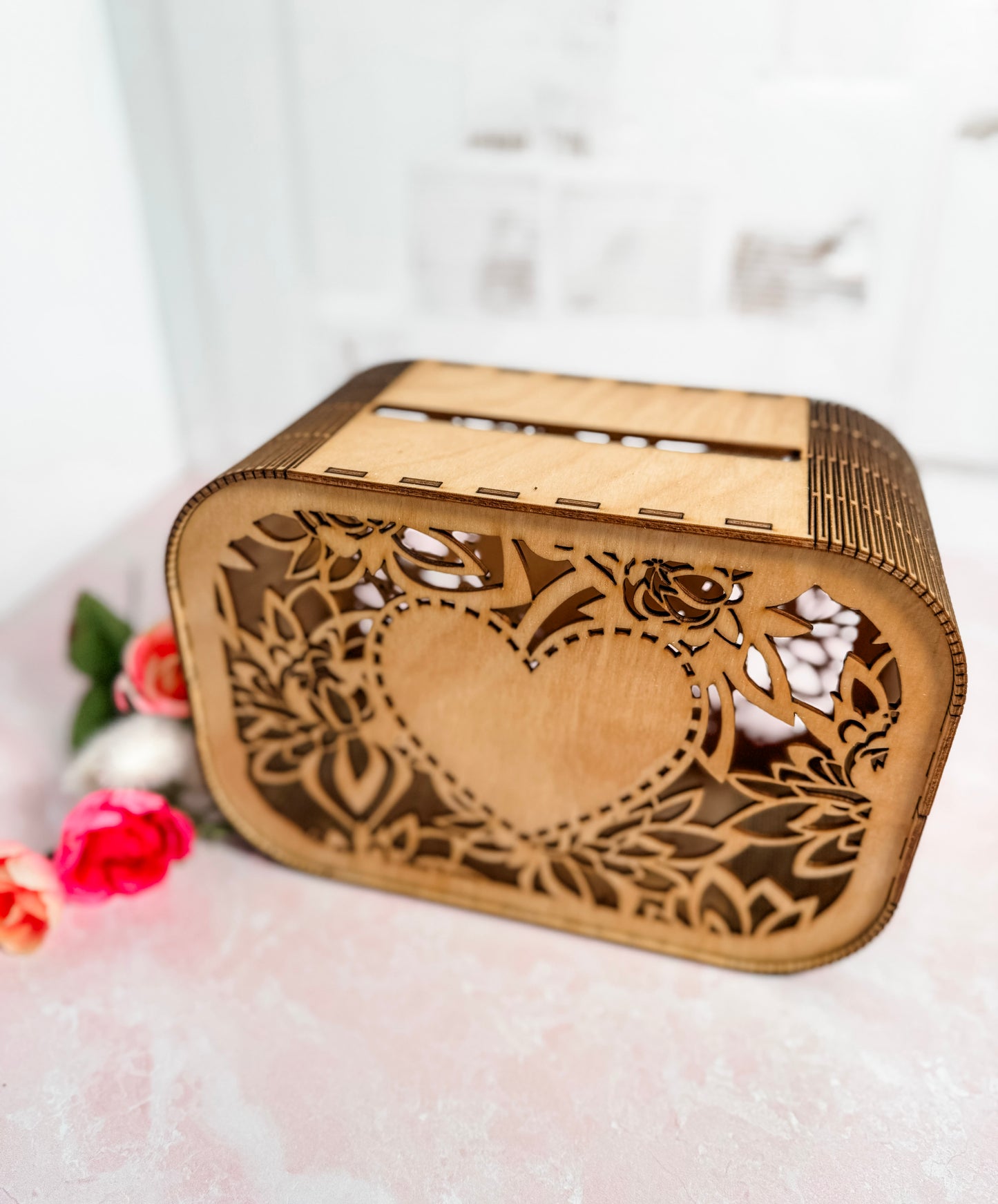 Wooden Card Box