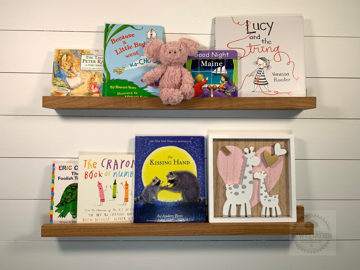 White Oak Nursery Photo & Book Shelf