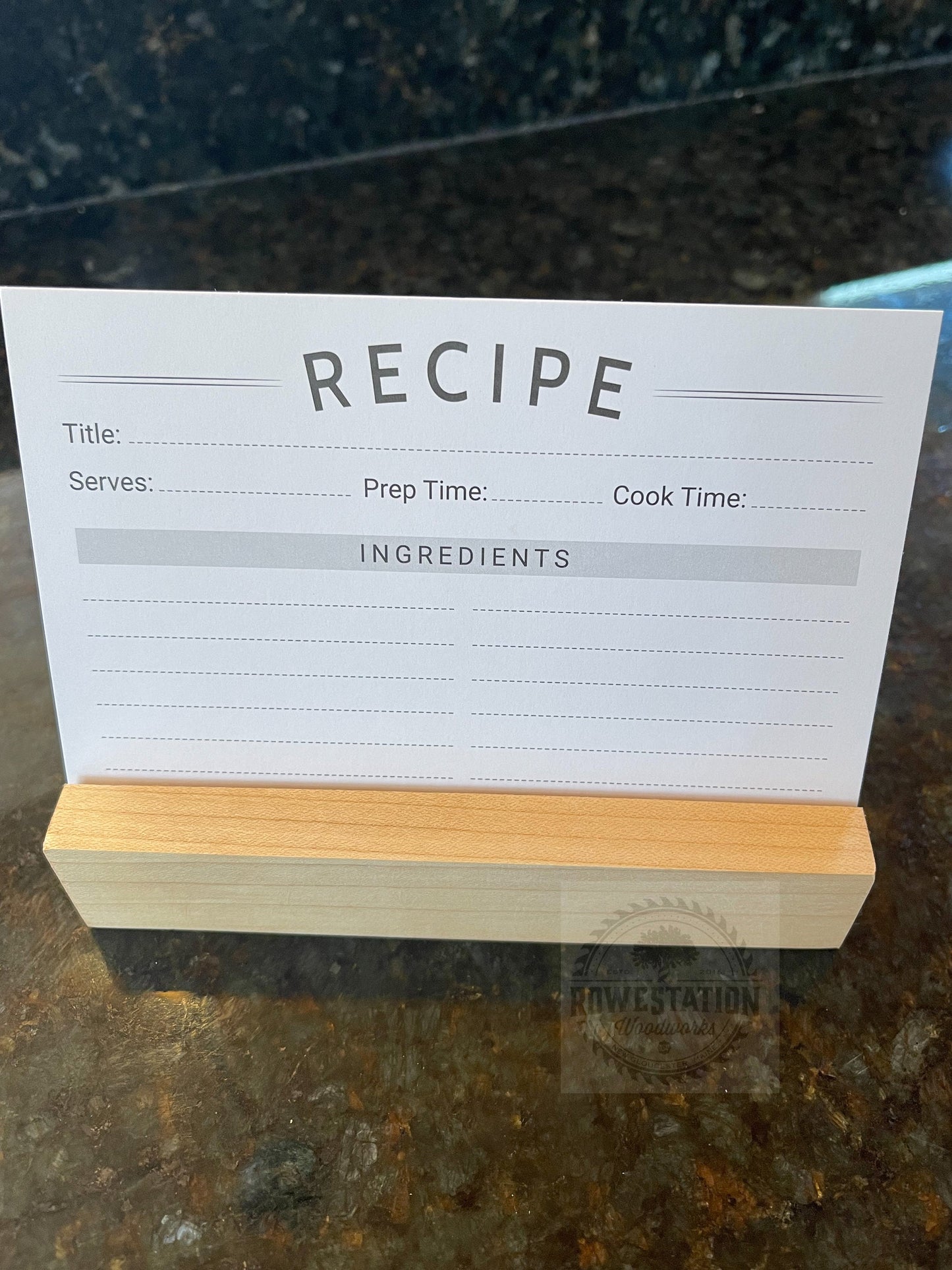 Recipe Card Holder