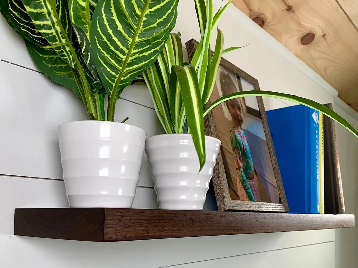 Floating Shelves and more from Rowe Station Woodworks.